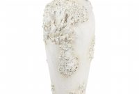 The Curated Nomad Barnacles Nautical Tall White Stone Floor Vase pertaining to size 3500 X 3500