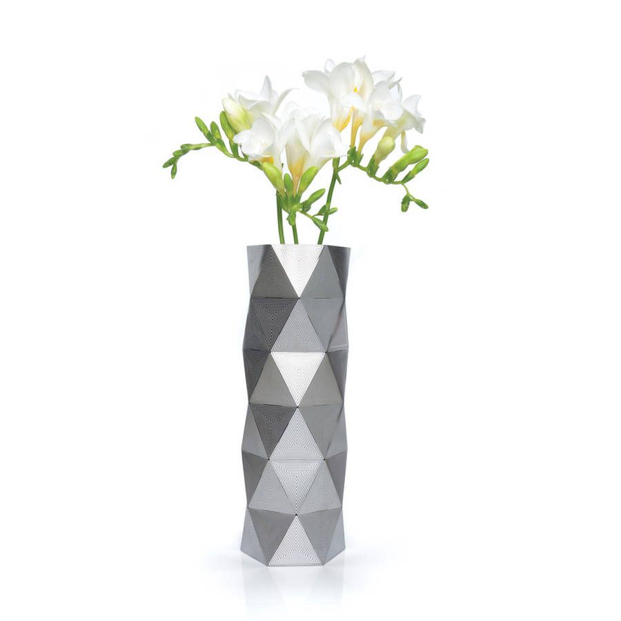 This Geometric Vase Are A Trio Of Multi Faceted Vases Made throughout proportions 900 X 900