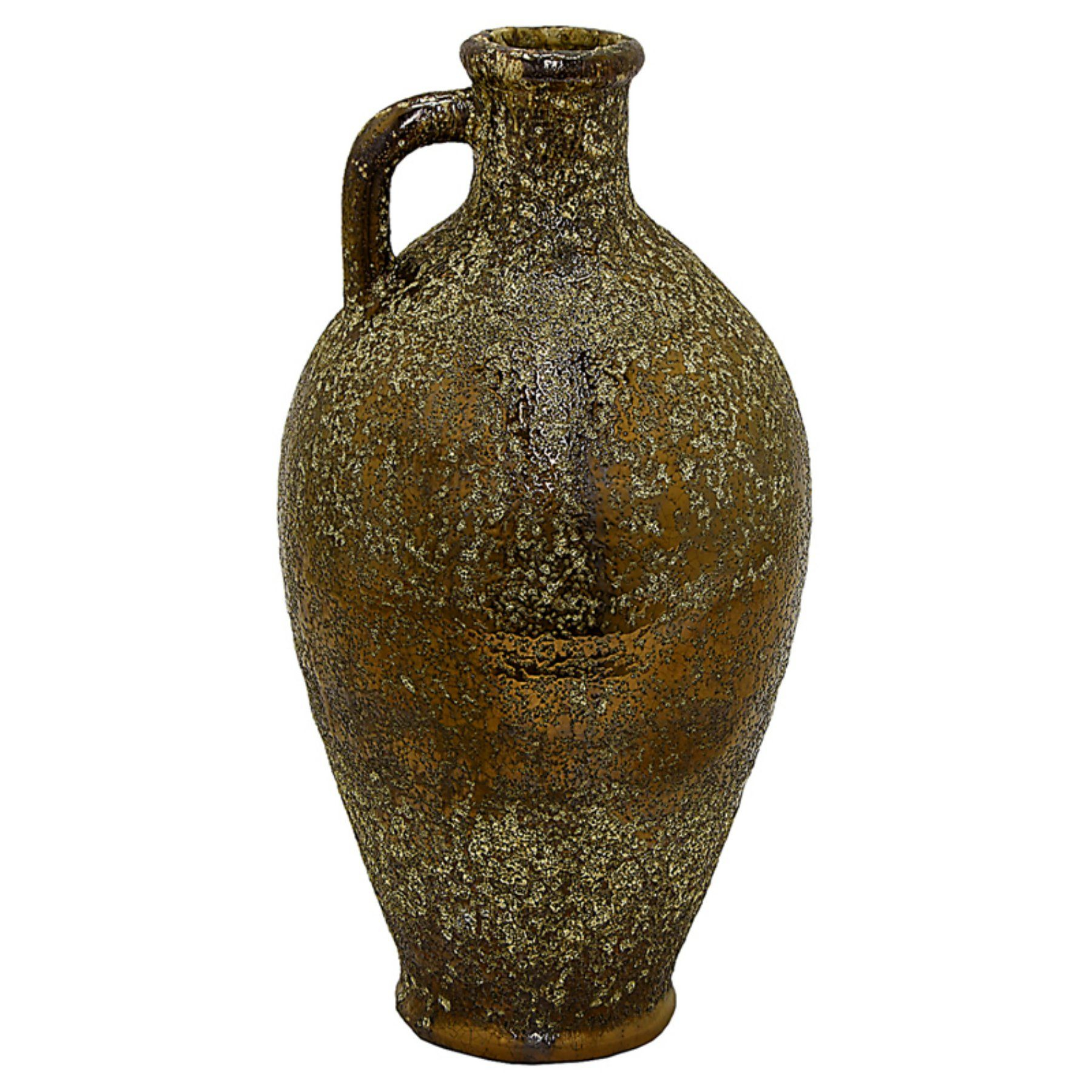 Three Hands Gold Speckled Ceramic Vase Ceramic Vase Vases pertaining to proportions 1800 X 1800