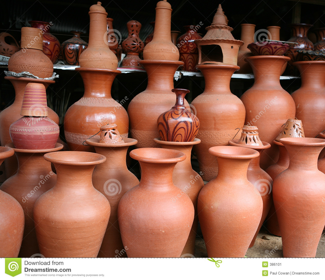 Traditional Pots Stock Image Image Of Rustic Potter throughout measurements 1300 X 1121