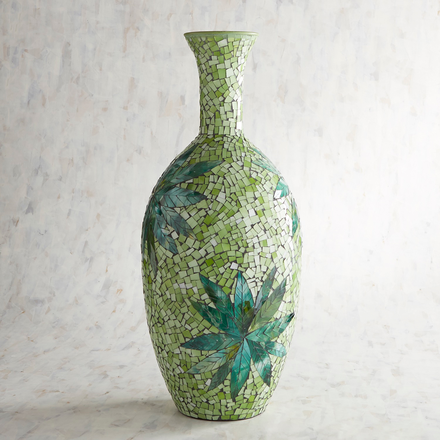 Tropical Leaf Mosaic Vase Mosaic Vase Vase Vases Decor with proportions 1500 X 1500