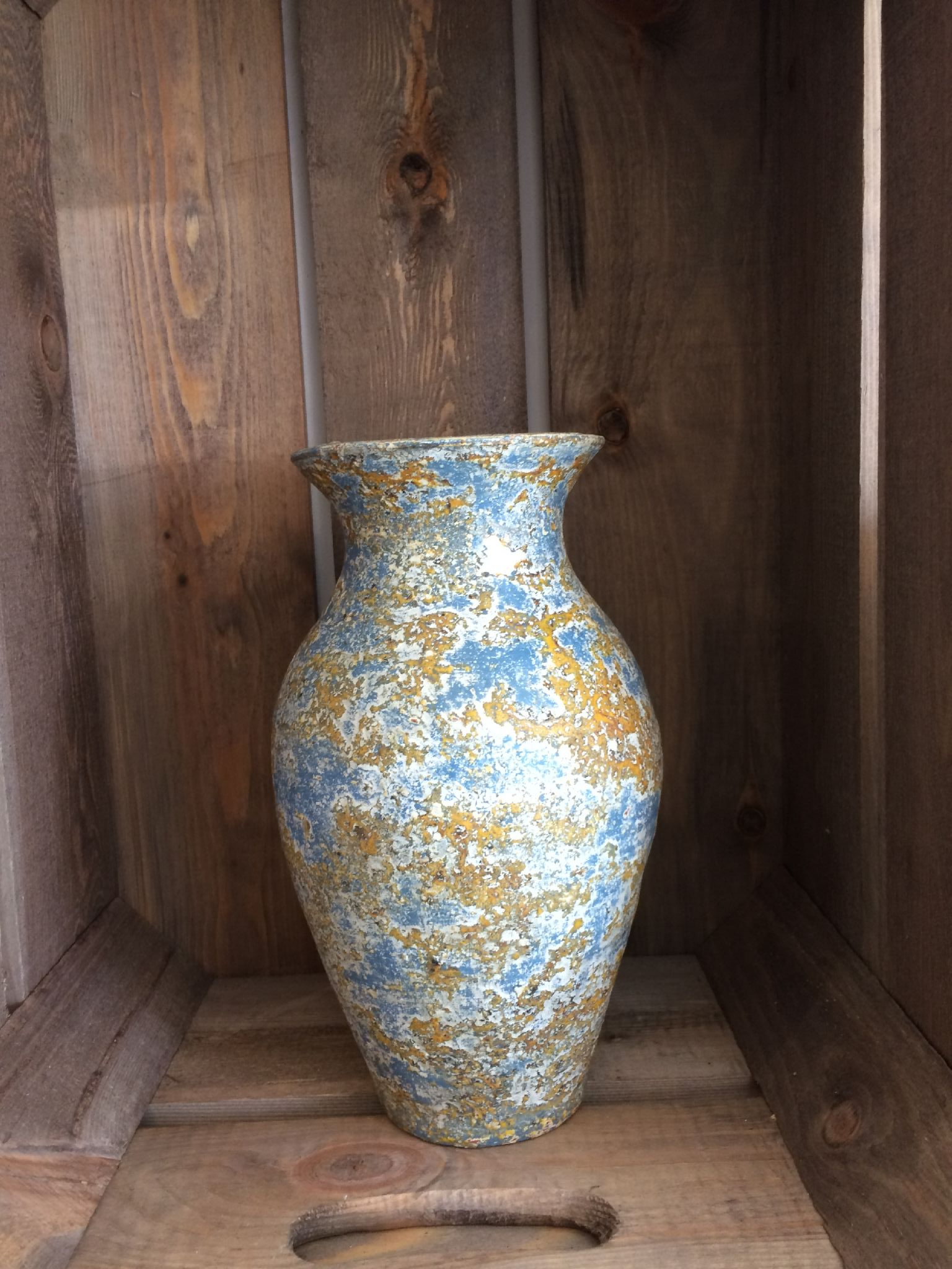 Turquoise Gold Vase Small pertaining to sizing 1536 X 2048