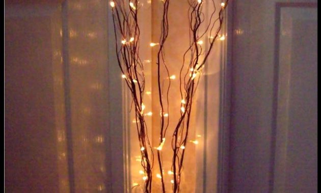 Twig Lights In Tall Vases Filled With Orchids And Peacock intended for measurements 776 X 1020