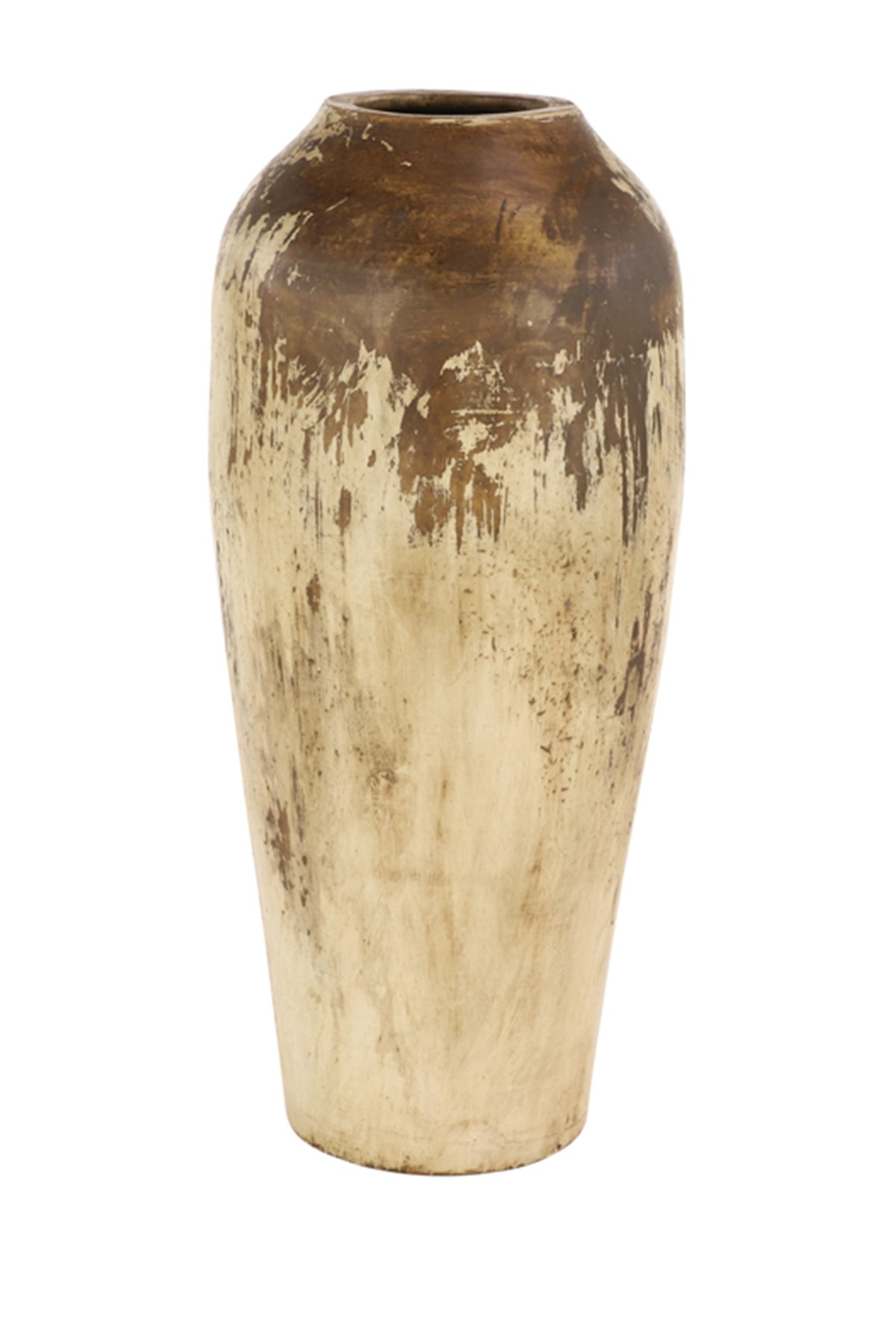 Uma Large Beige Brown Handmade Ceramic Floor Vase With Distressed Finish Nordstrom Rack with size 1200 X 1800