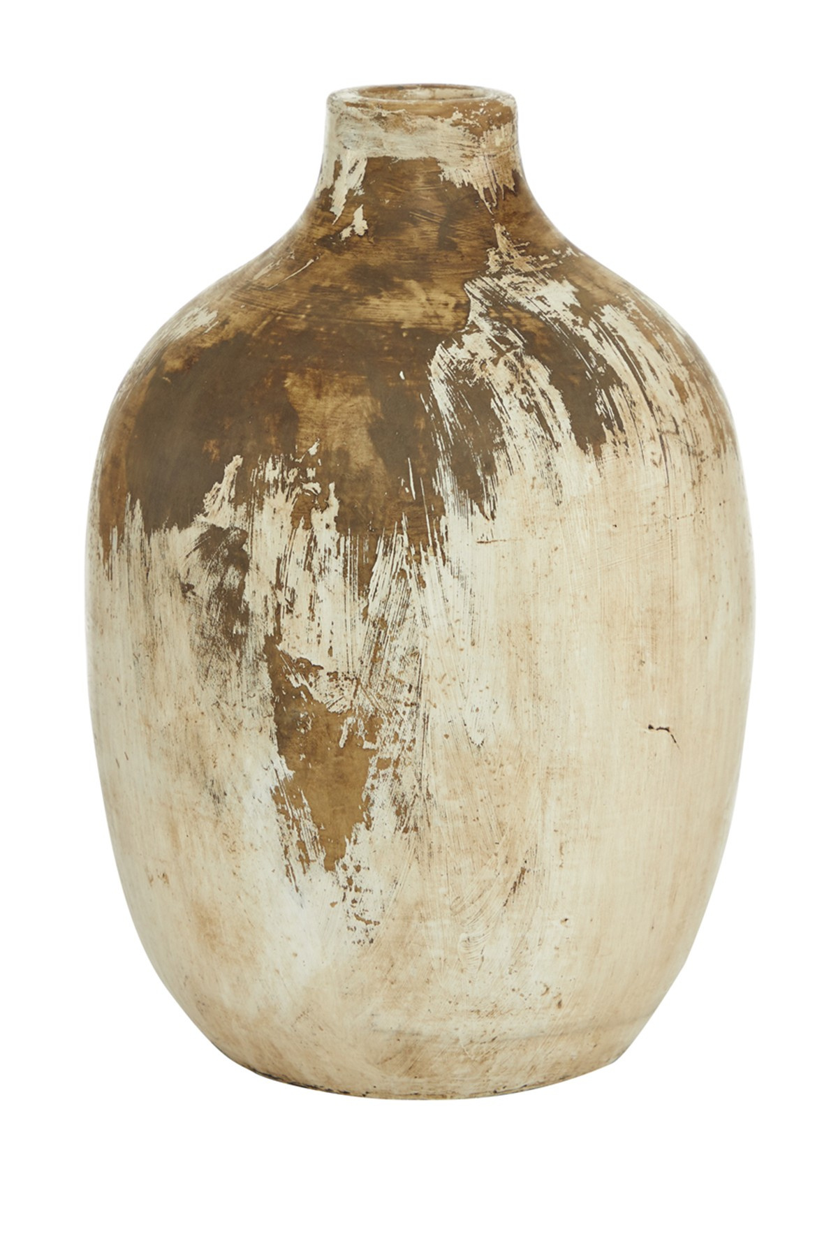 Uma Round Large Distressed Beige Brown Ceramic Floor Vase 9 X 13 Nordstrom Rack with proportions 1200 X 1800