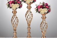 Us 171 70 Offcreative Hollow Gold Silver Metal Candle Holder Wedding Table Centerpiece Flower Vase Rack Home And Hotel Road Lead Decorationmetal within sizing 1000 X 1000