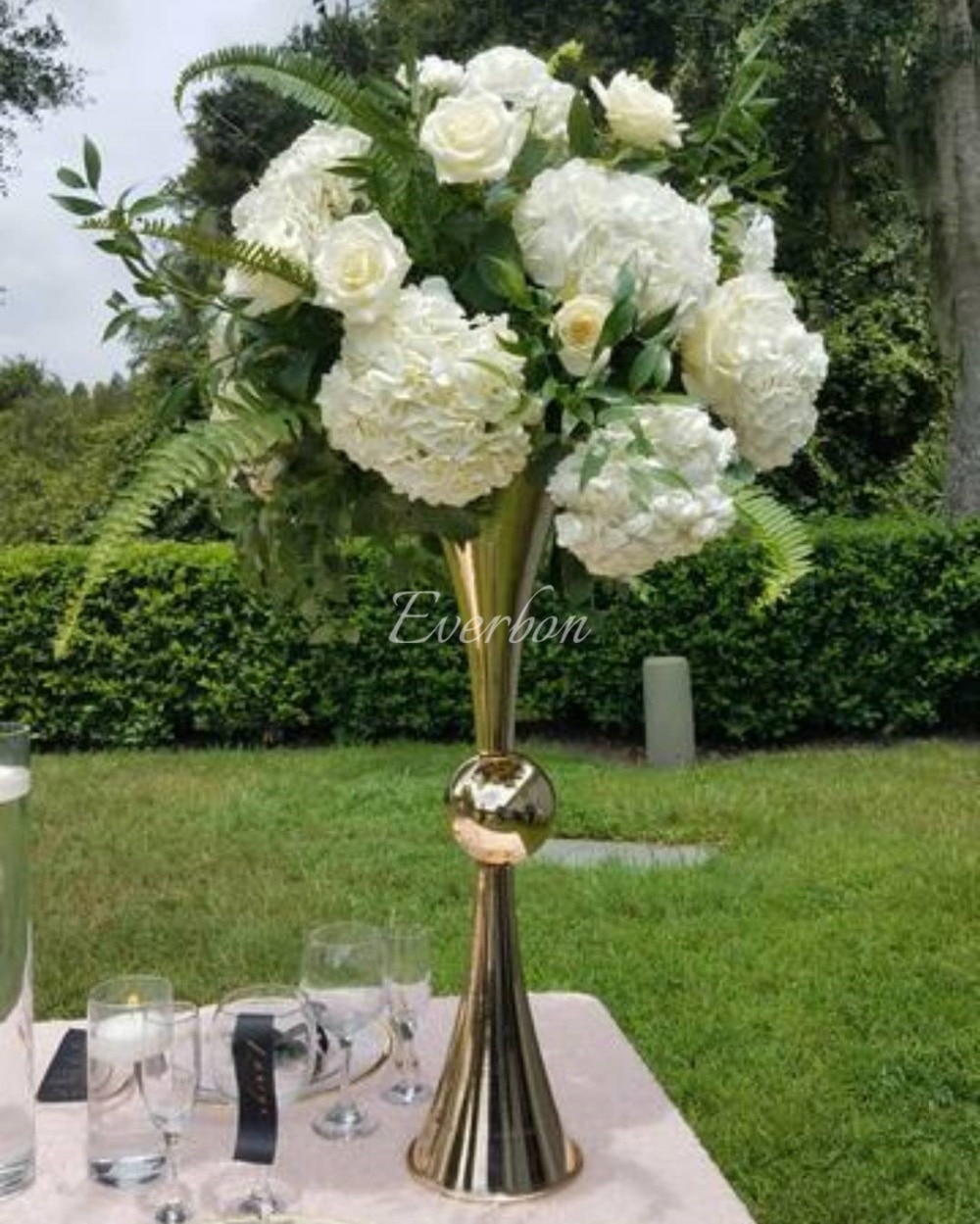 Us 3200 Wedding Decoration Table Centerpiece Vases Metal Flower Vase Gold Silver Trumpet Vase Anniversary Ceremony Party Decor Suppliesparty Diy intended for proportions 1000 X 1249