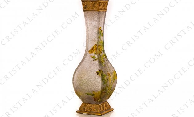 Vase Art Nouveau With Leontodon Baccarat 1142 In regarding size 1920 X 1280