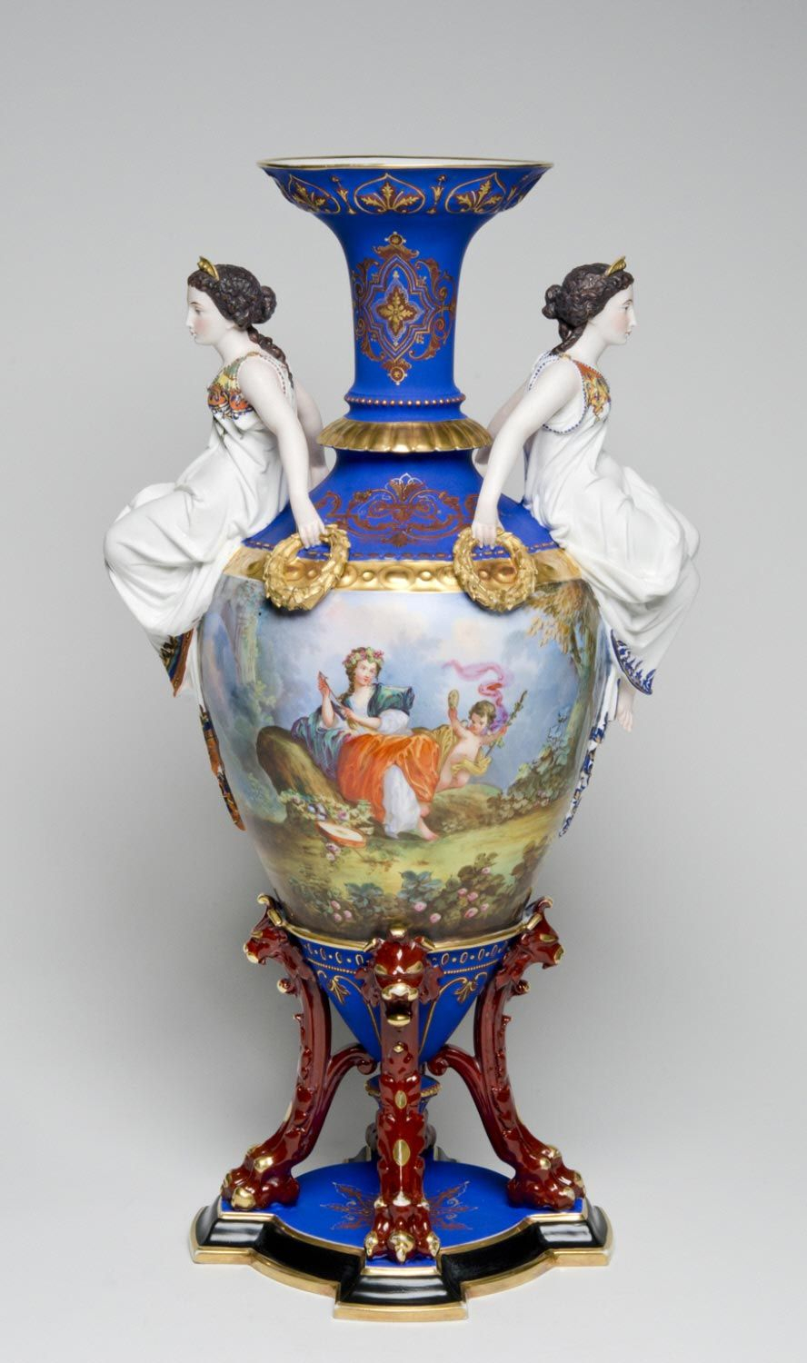 Vase Designed Alpinien Margaine Made The Gibus Et Cie in sizing 888 X 1500