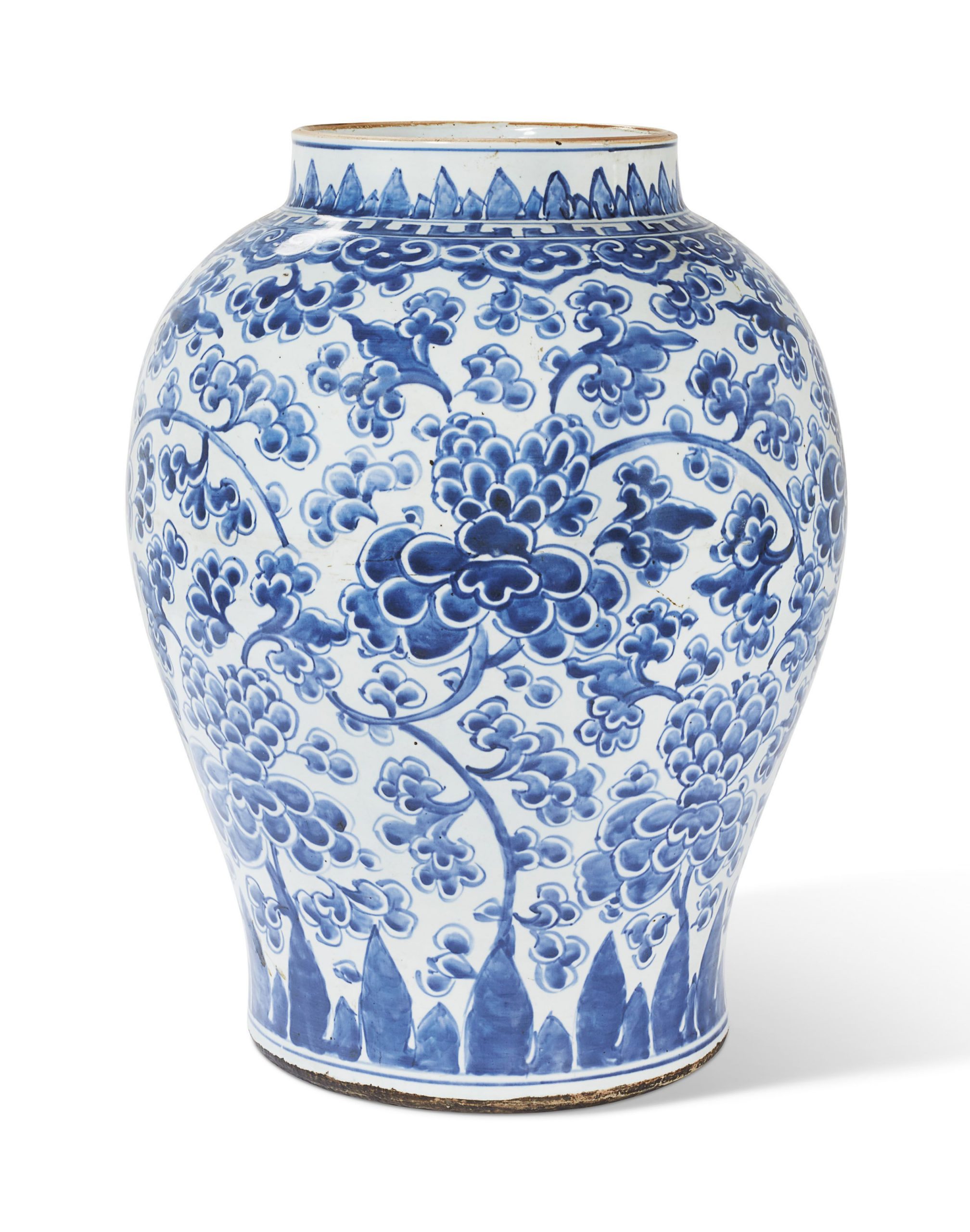 Vase En Porcelaine Bleu Blanc Chine Dynastie Qing Xviiie inside size 2520 X 3200