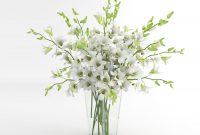 Vase En Verre Dentrobium Blanc Fleur Dorchide 01 Modle 3d for proportions 900 X 900