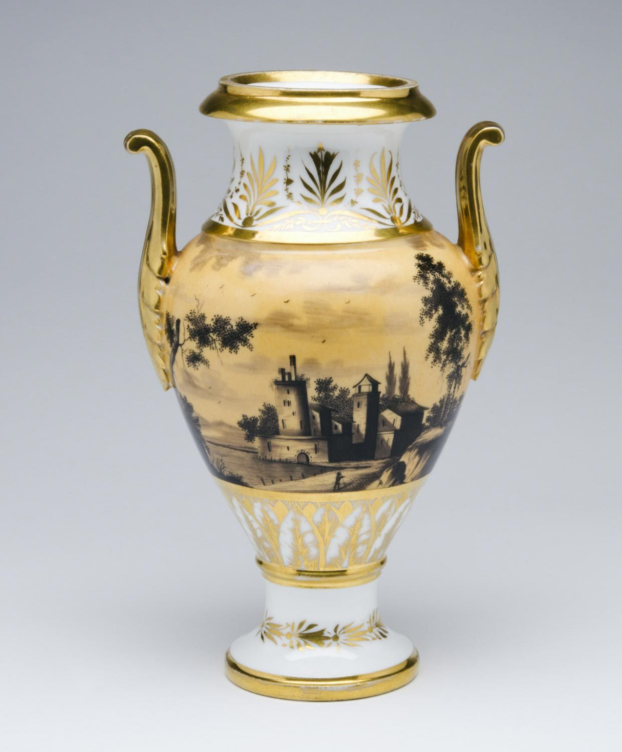 Vase Made Pouyat Porcelain Factory Paris 1808 C 1825 within size 1241 X 1500