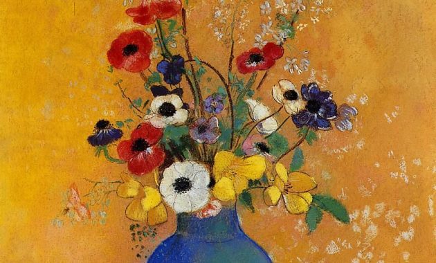 Vase Of Flowers 4 Art Flower Art Odilon Redon with proportions 872 X 1117