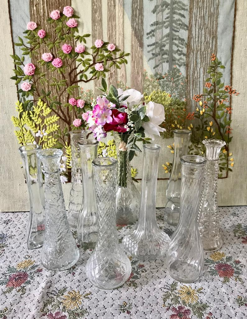 Vases Vintage Vases Glass Vases For Centerpieces For Wedding Centerpiece Vases Clear Glass Vase Party Vases Bud Vases Bulk Vases For Flowers in size 794 X 1027
