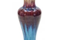 Very Large Colorful French Ceramic Vase 1960s inside dimensions 2592 X 2592