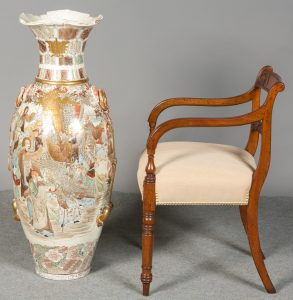 Very Large Satsuma Vase 326505 Sellingantiquescouk regarding dimensions 1000 X 1025