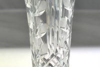 Vintage 8 38 Tall Lead Crystal Vase Made West Germany Floral Deplomb 24 Pb inside proportions 806 X 1600