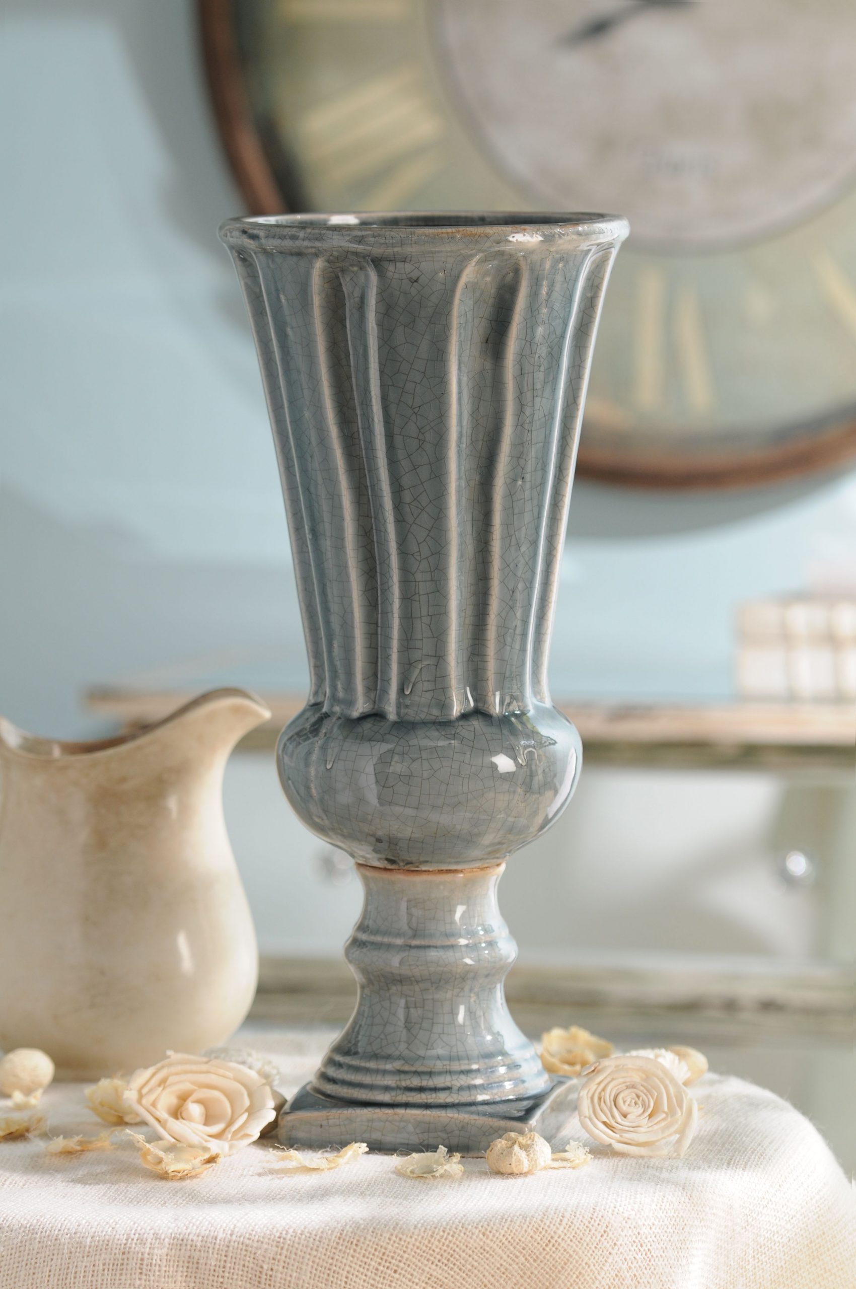 Vintage Blue Ceramic Vase Kirkland Home Decor Ceramic inside measurements 2848 X 4288
