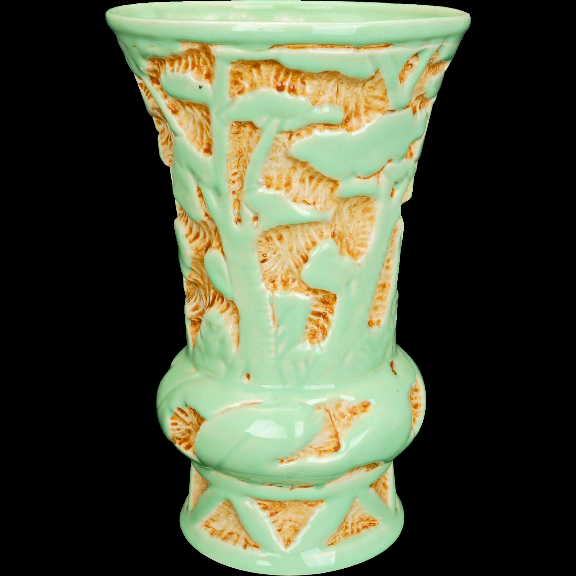 Vintage English Beswick Ware Large Vase Modelle Circa 1936 pertaining to sizing 1893 X 1893