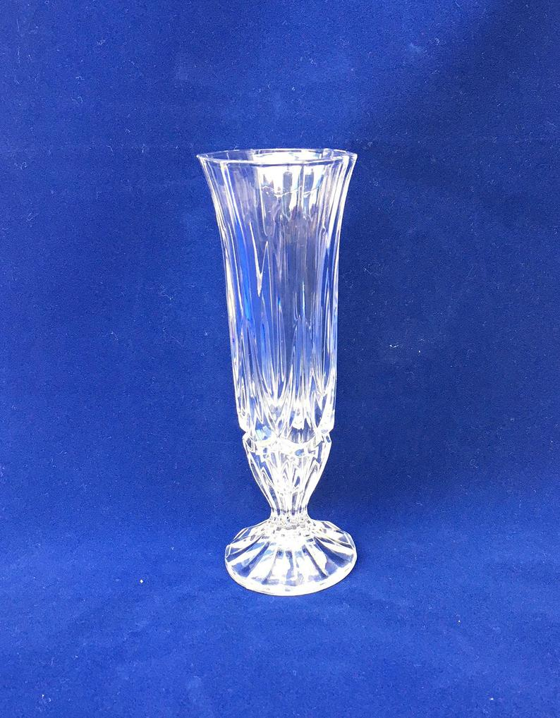Vintage Glass Bud Vase 1950s Bud Vase Glass Vase Vintage Glass Collectible Glass Vintage Bud Vase Mid Century Pressed Glass Bud Vase pertaining to proportions 794 X 1018