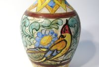 Vintage Italian Ceramic Hand Painted Vase Made In Italy inside size 1000 X 992