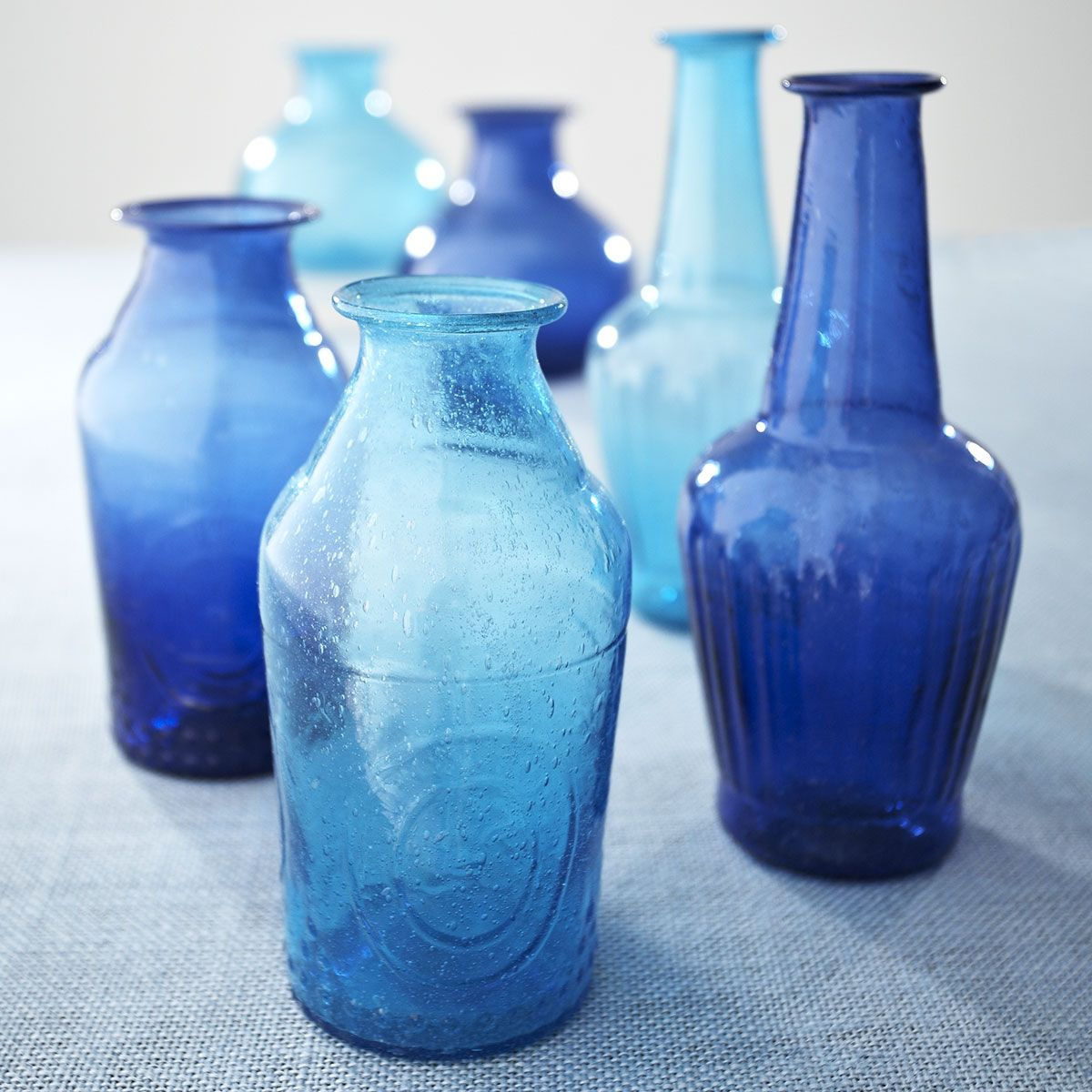 W8082 Recycled Glass Vases Cobalt Meg Doughty Possible with regard to size 1200 X 1200