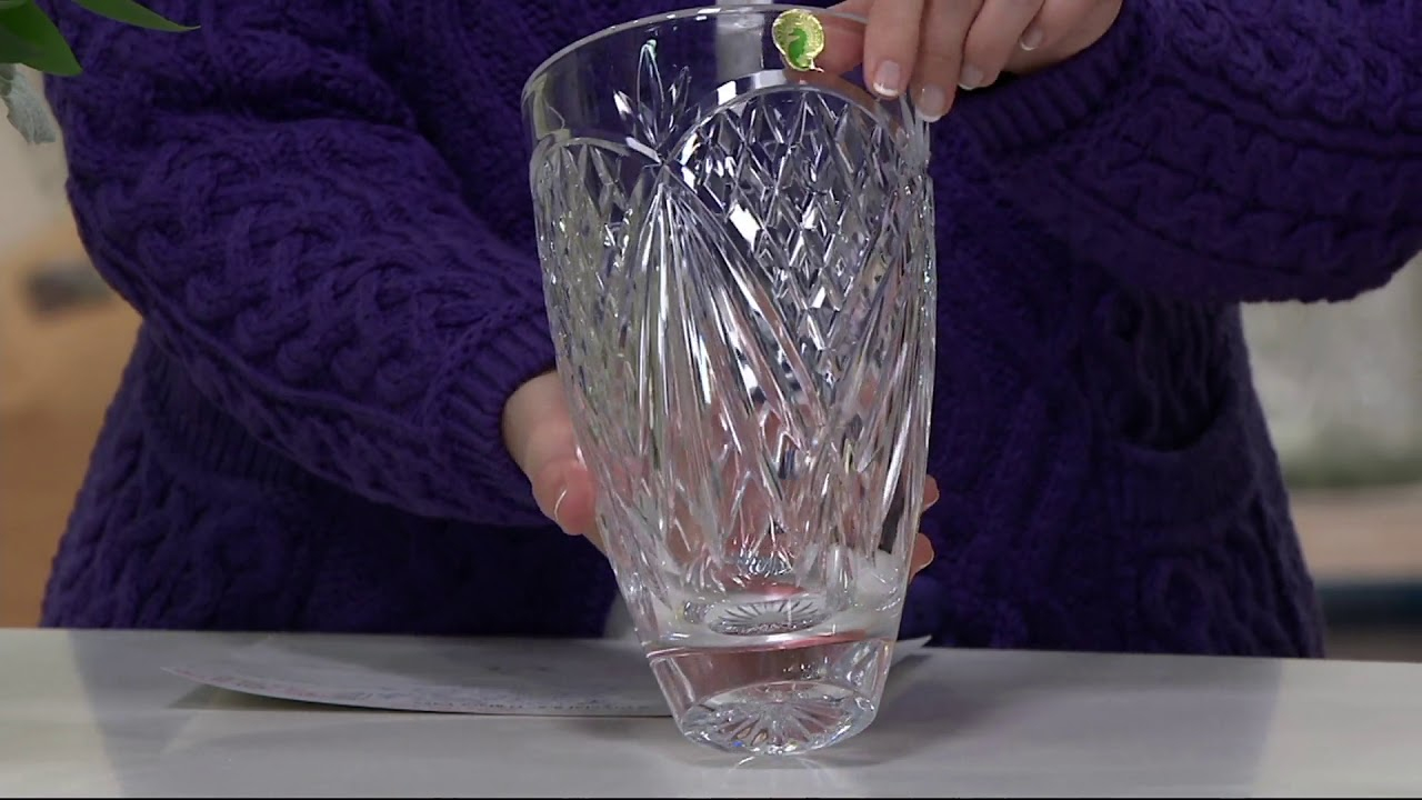 Waterford Crystal 85 Omara Vase On Qvc within measurements 1280 X 720