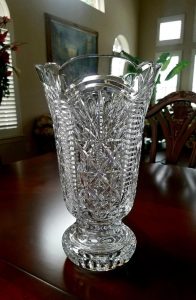 Waterford Crystal Dublin Doors 13 Vase Very Beautiful Nib Msrp 960 for size 1046 X 1600