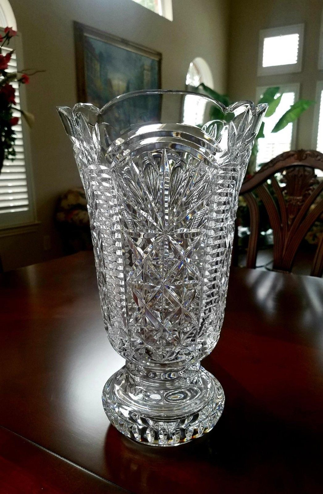 Waterford Crystal Dublin Doors 13 Vase Very Beautiful Nib Msrp 960 for size 1046 X 1600