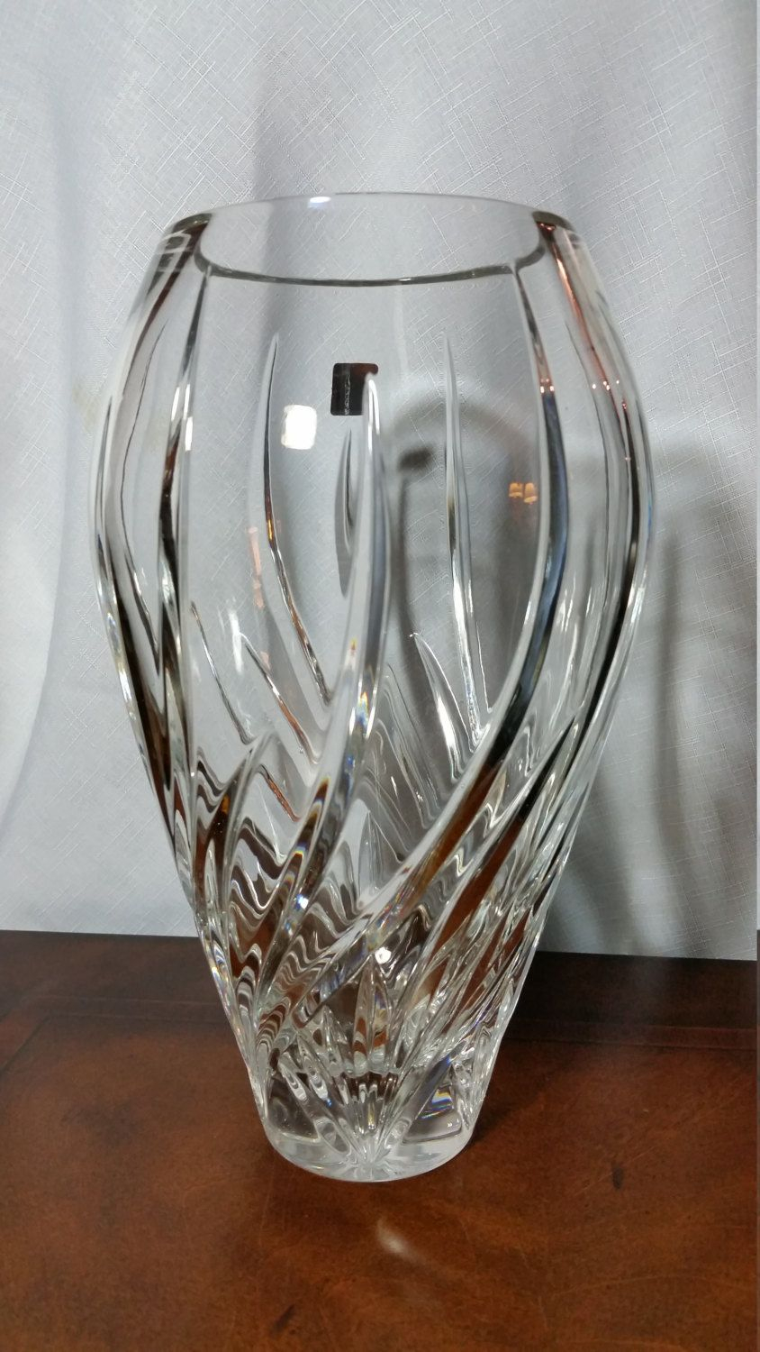 Waterford Marquis Wyndmere Leaded Crystal Vase Made In throughout measurements 844 X 1500