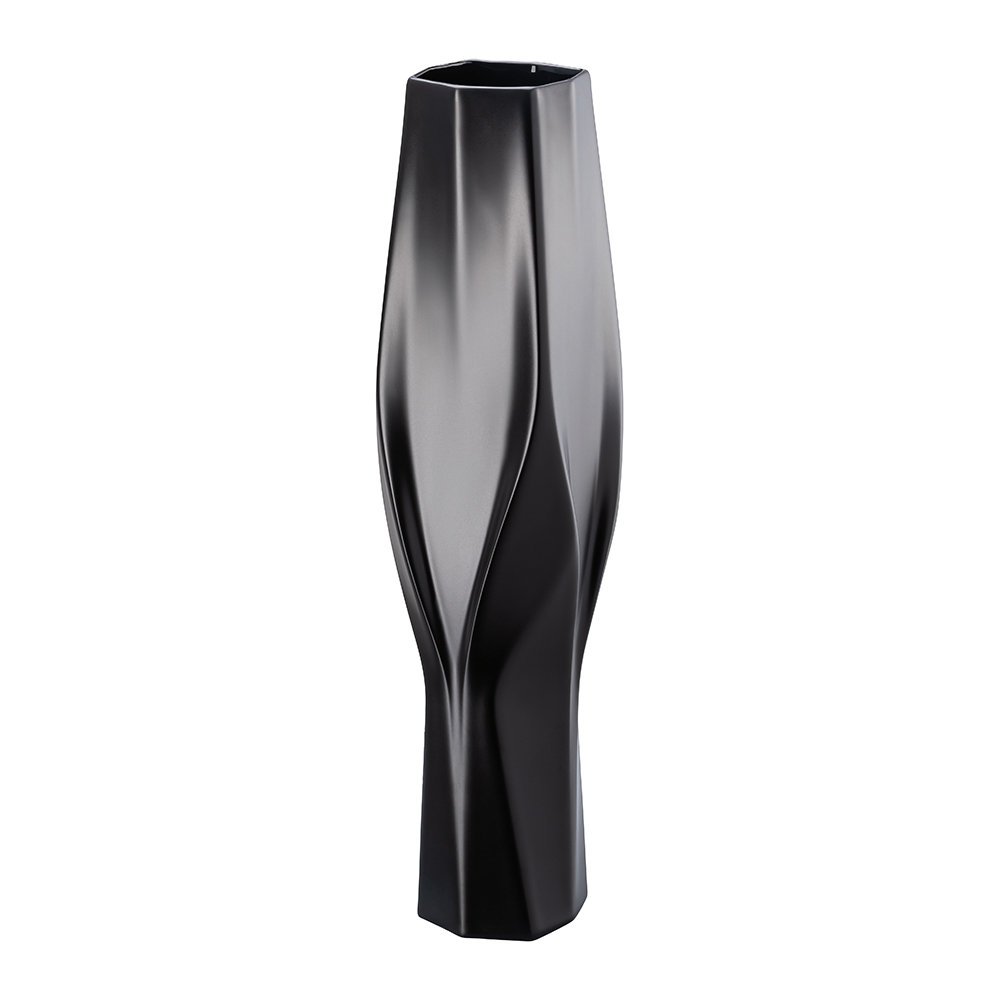 Weave Vase Tall Black for dimensions 1000 X 1000