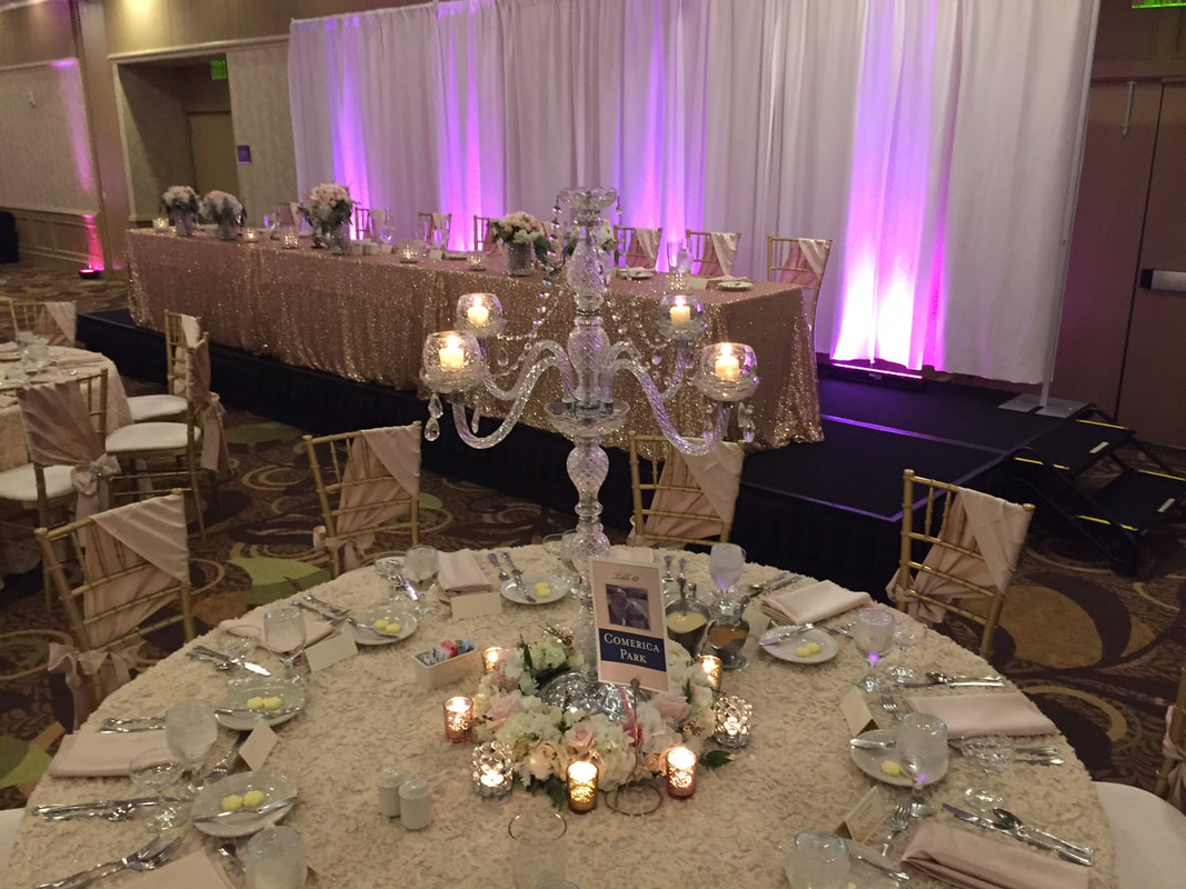 Wedding Centerpiece Rentals Michigan Crystal Candelabras with regard to size 1067 X 800