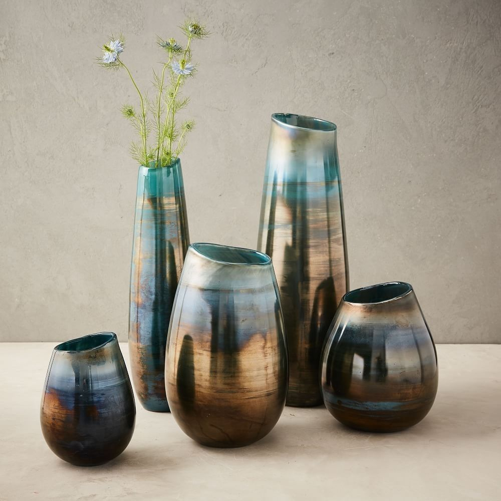 West Elm Luster Curved Vases Vase Glass Vase Vases Decor inside measurements 1000 X 1000