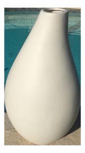 West Elm White Matte Finish Teardrop Floor Vase Floor Vase with measurements 1653 X 2956