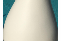 West Elm White Matte Finish Teardrop Floor Vase Floor Vase with measurements 1653 X 2956