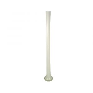 White Glass Tall Lily Vase Confetticouk for dimensions 1000 X 1000