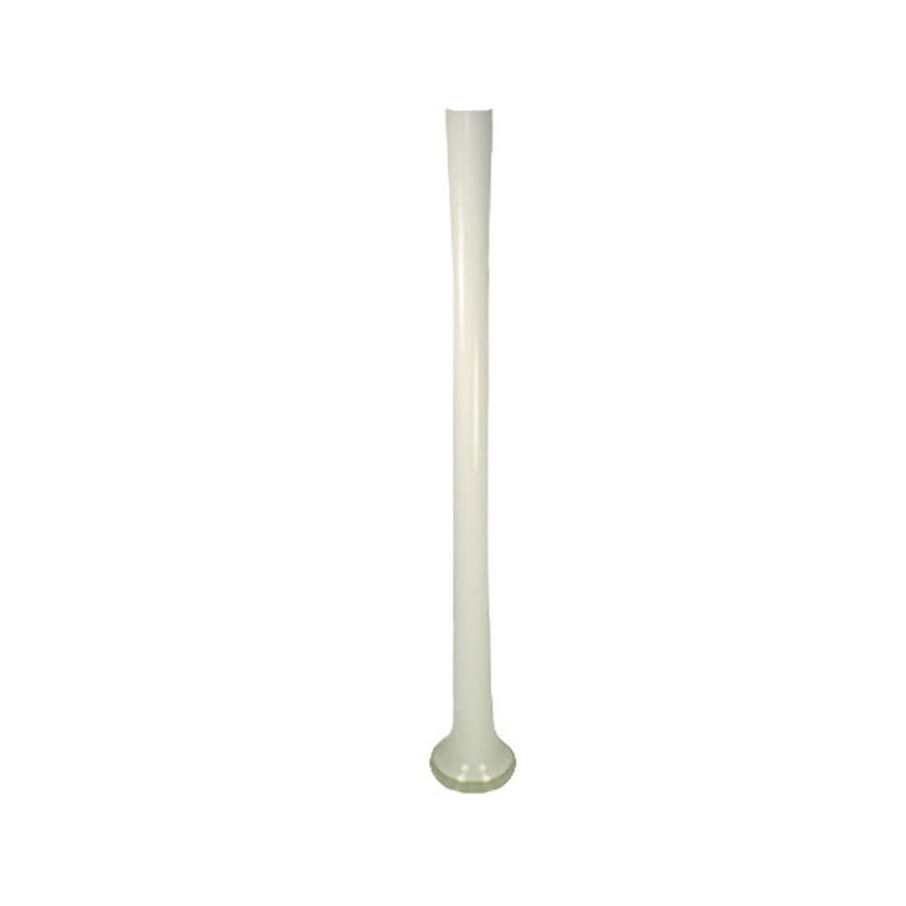 White Glass Tall Lily Vase Confetticouk for dimensions 1000 X 1000