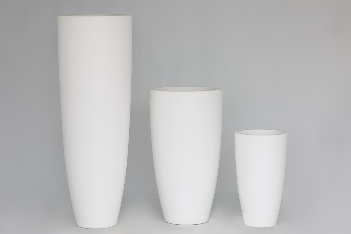 White Tall Planter Set Fresh Event Hire in sizing 1200 X 800
