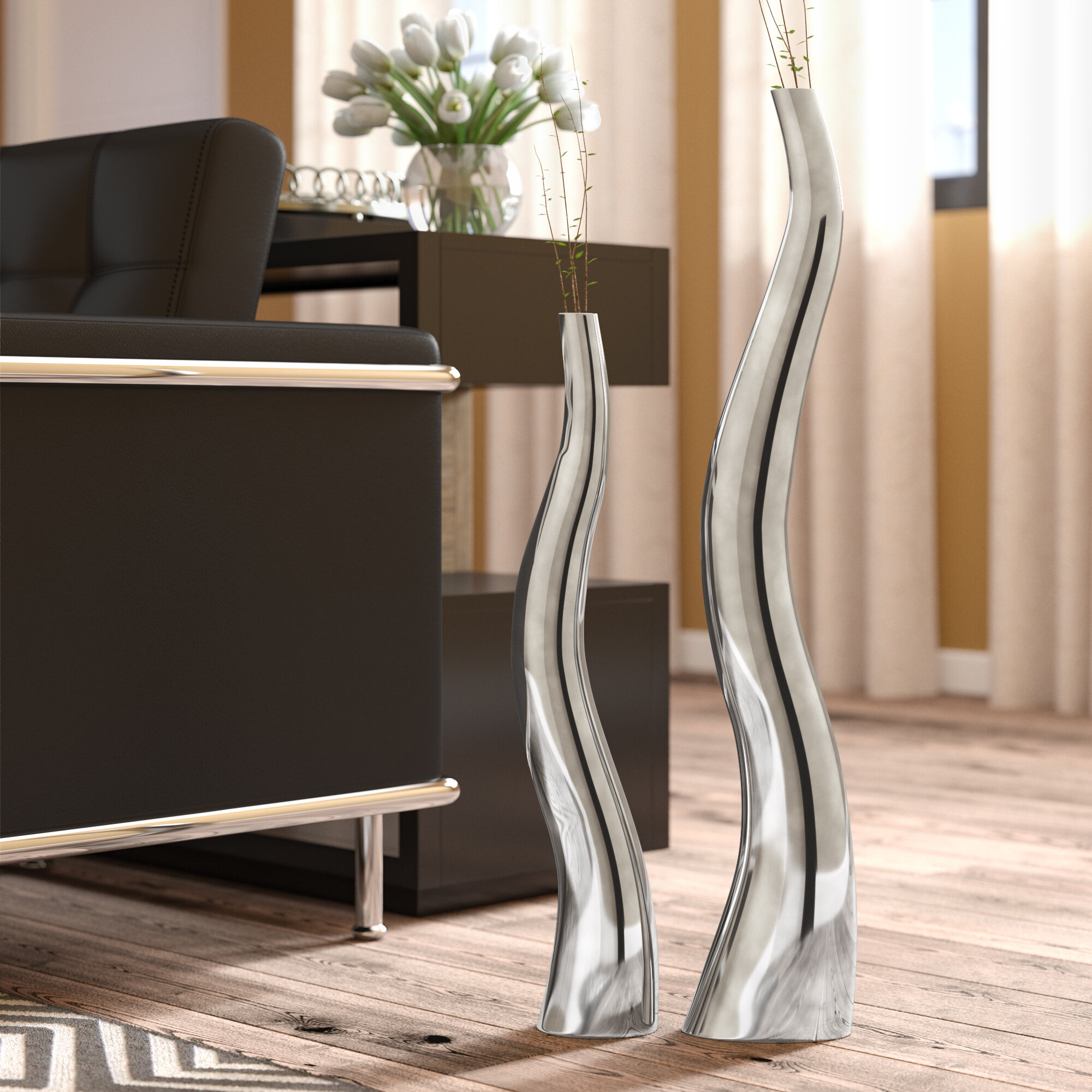 Wiggly Tall Floor Vase for size 2000 X 2000
