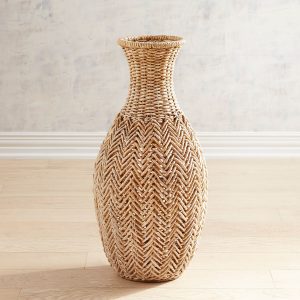 Woven Banana Leaf Floor Vase Vase Vases Decor Decor with proportions 1500 X 1500