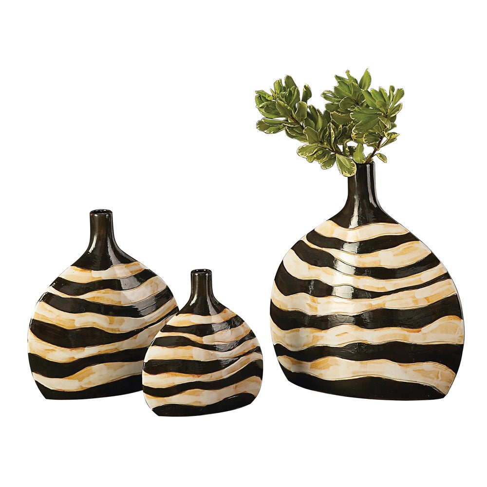 Zebra Print Vase Set regarding sizing 1000 X 1000